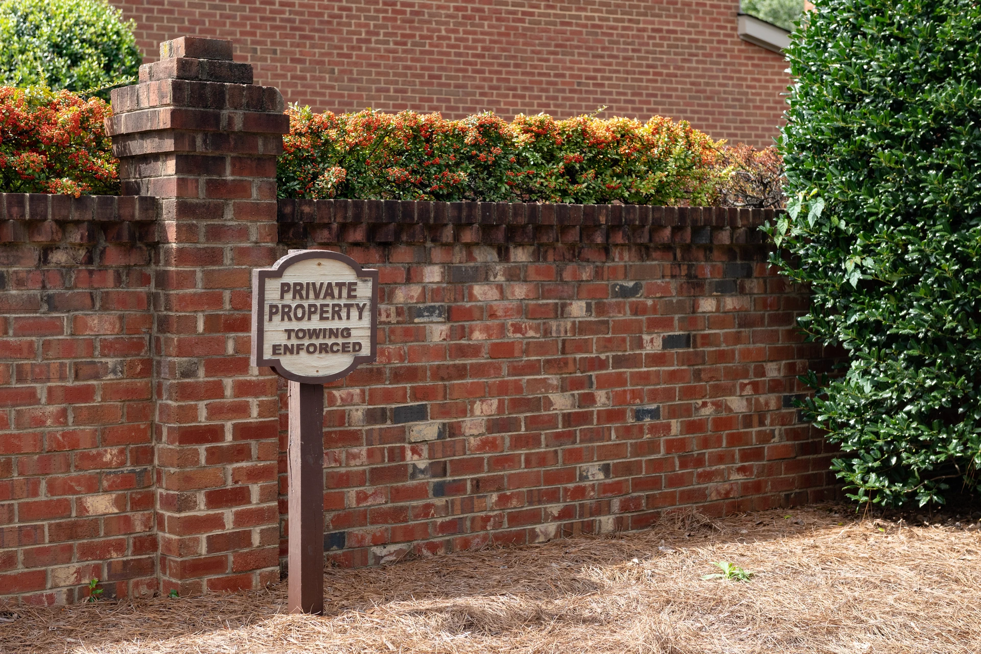 custom wooden sandblasted sign